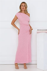 In My Style Era Off Shoulder Maxi Dress