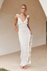 Orlean Ruffle Maxi Dress