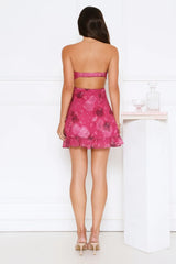 Stealing Looks Strapless Mini Dress
