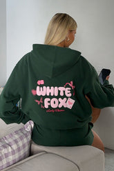 Lucky Thirteen Stephanie Oversized Hoodie Green
