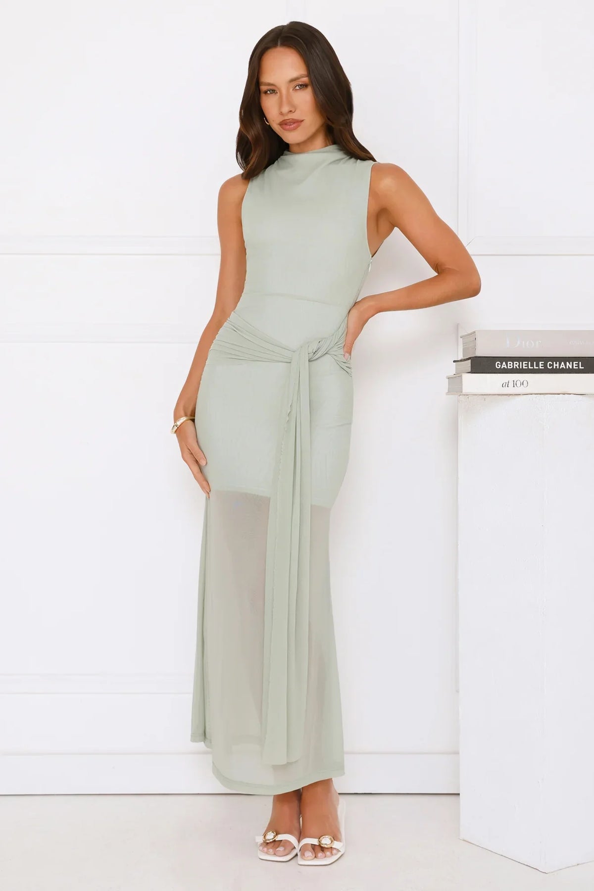 Dazzle Me Darling Mesh Maxi Dress